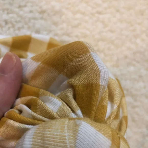 NWT | Angel Dear | Gingham Knot Turban - Picture 5 of 8